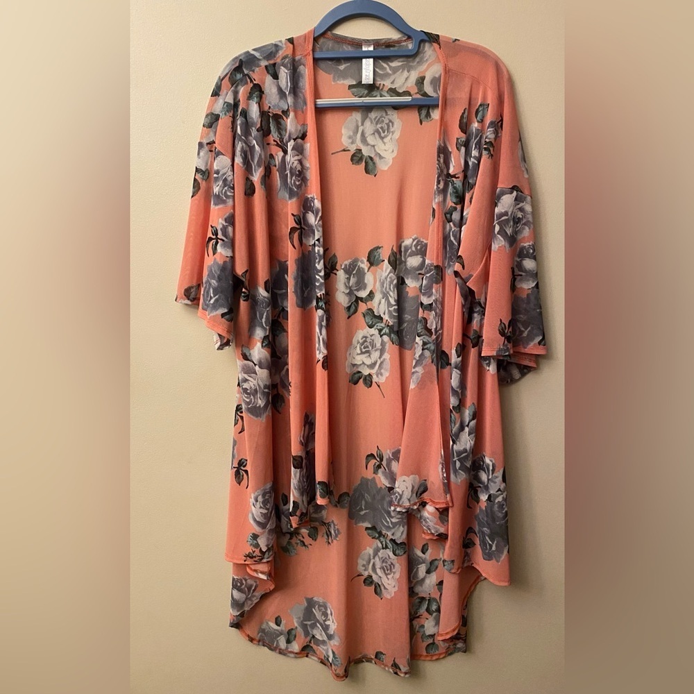 Paisley Grace Rose/Floral Kimono Cardigan